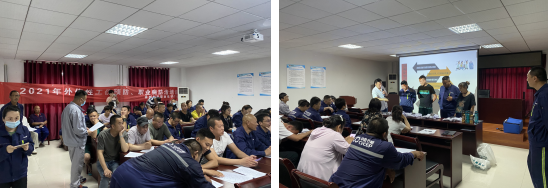 徐州仁慈职业培训学校“外伤性工伤预防”专场培训,走进徐州危险废物集中处置中心