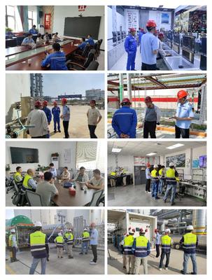 安徽(淮北)新型煤化工合成材料基地应急局联合第三方安全专家对企业开展专项安全检查